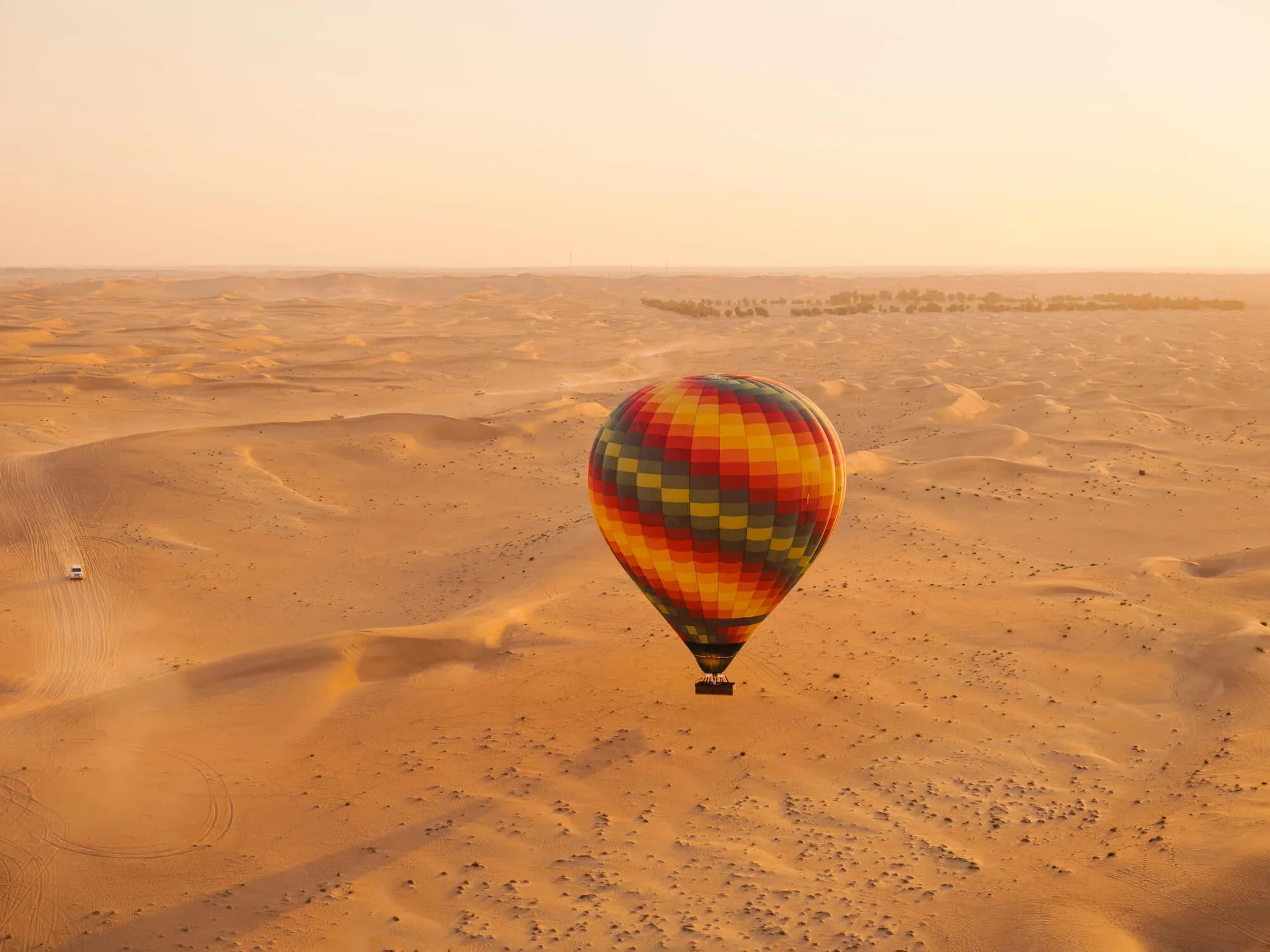 Hot Air Balloon Ride Over the Desert