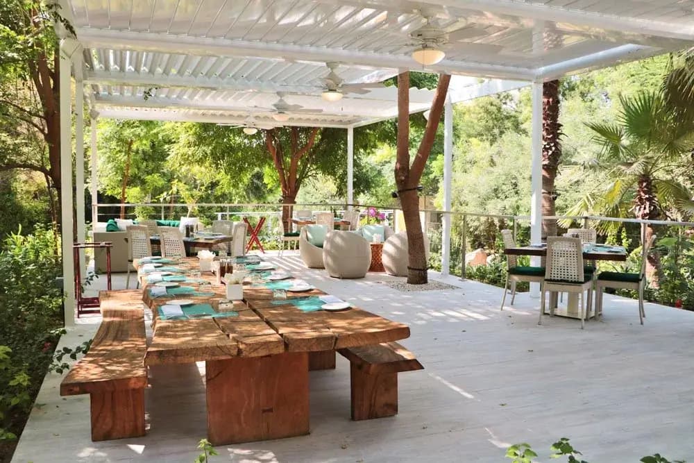 The Farm resturant at Al Barari